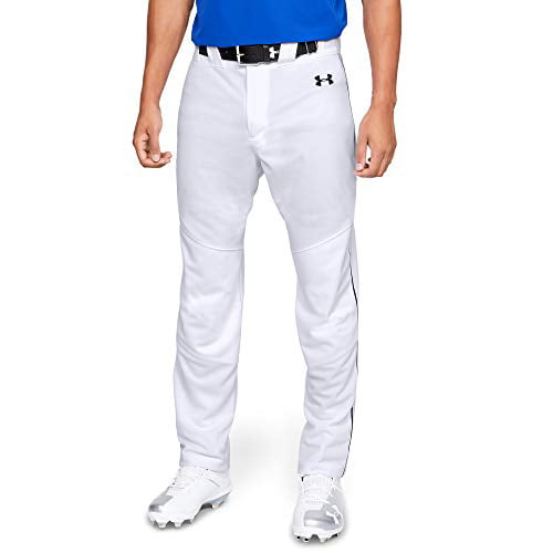 Under Armour Men's UA IL Utility Relaxed Baseball Pants Gray White Sz M L XL NWT 