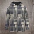 thumbnail image 3 of RongHuan Big and Tall Plaid Jacket Mens Fleece Lined Flannel Shirt Jackets with Hood Fall Winter Button Down Outerwear Casual Long Sleeve Coat, 3 of 4