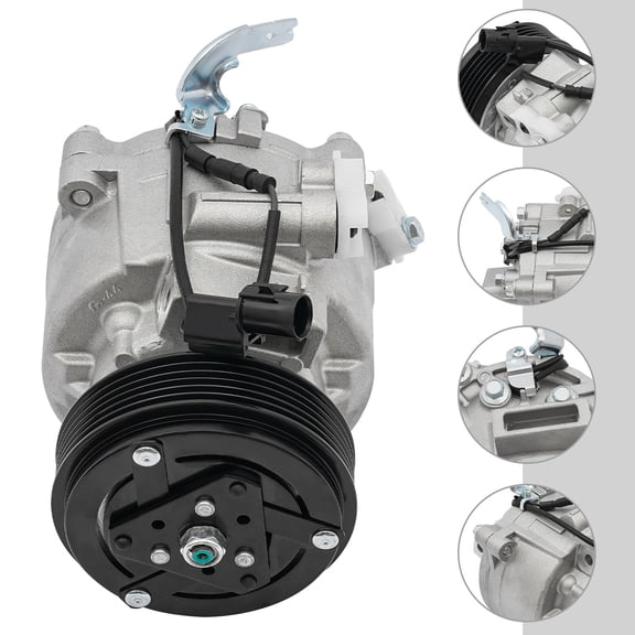 TFCFL AC A/C Air Conditioner Compressor & Clutch For 2008-2015 Mitsubishi Outlander Sport Lancer