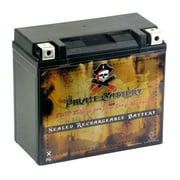 Pirate Battery Ytx20hl-bs (20hl-bs 12 Volts,18 Ah, 310 Cca) Motorcycle Battery for Harley-davidson 1450cc Fxd Series Dyna 2001