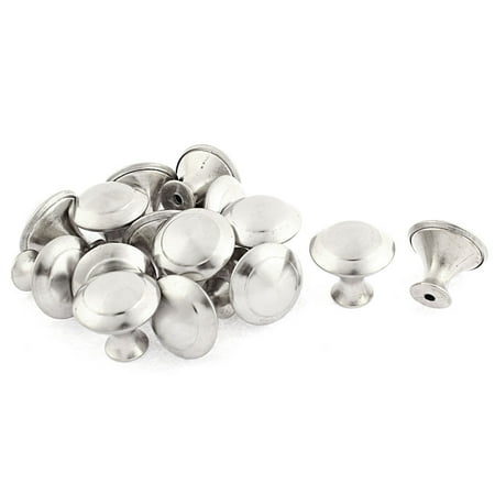 Door Dresser Mushroom Shape Pull Handle Knob 23mm Dia 15pcs