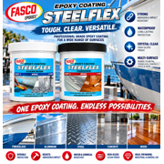 Steelflex Clear Epoxy Quart Kit