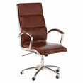 thumbnail image 5 of Bush Furniture Cabot High Back Leather Executive Office Chair by  Harvest Cherry Leather, 5 of 5