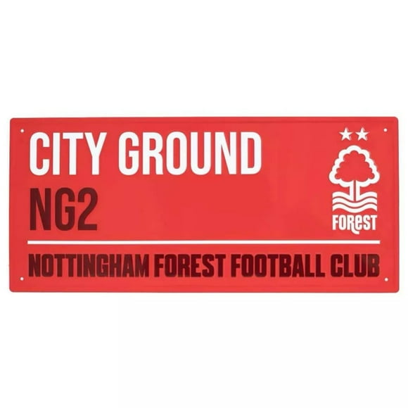 Nottingham Forest Panneau de Rue au Sol FC