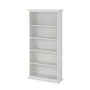 Tvilum Sonoma Adjustable 5 Shelf Bookcase for Adults, White