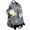 Grey, variant on AoDai Outdoor large-capacity hiking backpack with multiple compartments, durable for hiking trips, suitable for both men and women for commuting, traveling and exercising.