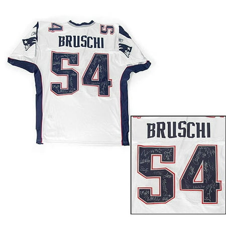 2005 Super Bowl Champion New England Patriots Signed Tedy Bruschi Jersey
