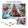 thumbnail image 6 of Naloa Red Train Hot Air Balloon Custom Puzzles Personalized Puzzle 1000 Pieces from Photo Custom Jigsaw Puzzle for Wedding, Graduation, (29.5×19.7in, Vertical), 6 of 9
