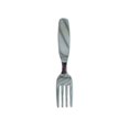 thumbnail image 3 of Cuchara para comer de acero inoxidable para niños, tenedor portátil de mango corto, tenedor de acero inoxidable para niños, vajilla sencilla para niños pequeños, 3 of 5