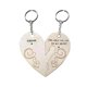 thumbnail image 2 of Couple Keychains Set, Lover Best Friend Him Her Anniversary Birthday Creative Matching Keyring Valentine'S Day Gift Soledad Pareja llavero, 2 of 10