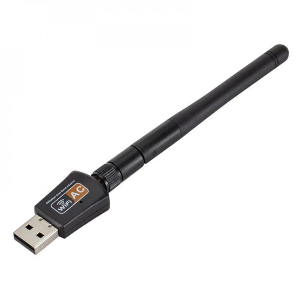 Shengshi Dual Band 2.4/5Ghz W/Antenna 802.11AC Wireless USB WiFi Antenna Adapter 600 Mbps