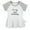 Gray Raglan Dresses, variant on It's My Half Birthday Funny Dresses For Baby, Newborn Babies Skirts, Infant Princess Dress, 0-24M Kids Graphic Clothes (Black Raglan Dresses, 0-6 Months)