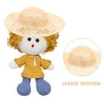 thumbnail image 3 of unbranded 12Ud Pequeños Sombreros Artesanales De Paja Beige Para Casas De Muñecas, 3 of 8