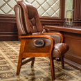 thumbnail image 4 of Cushion Computer Gaming Chair Office Stools Mobile Leather Nordic Chair Study Comfortable Sillas De Oficina Office Furniture My Lux Decor Round, 4 of 30