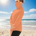 thumbnail image 2 of Plebaso Womens Mens UPF 50+ Sun Shirts with Face Cover Long Sleeve Outdoor Pullover Sun Protection Tops, 2 of 7