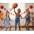 thumbnail image 7 of PMU Thanksgiving Tom Turkey Headband and 24in Giant Turkey Drumstick Inflatable Set Party Costume Accessories (2/Pkg) Pkg/1, 7 of 7