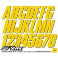 thumbnail image 5 of STIFFIE Shift Yellow 3" Alpha-Numeric Identification Custom Kit Registration Numbers & Letters Marine Stickers Decals for Boats & Personal Watercraft PWC, 5 of 9