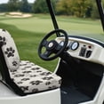thumbnail image 3 of Garronmavis Black Dog Claws Golf Cart Seat Cover Set Universal for All Brand, Lightweight Front Seat Covers Breathable Air Polyester Fabric Washable for Summer Spring Fall Winter, 3 of 6