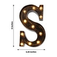 thumbnail image 3 of Efavormart Antique Black Industrial Style Letter "S", Vintage Style Alphabet Letter - 9", 3 of 9