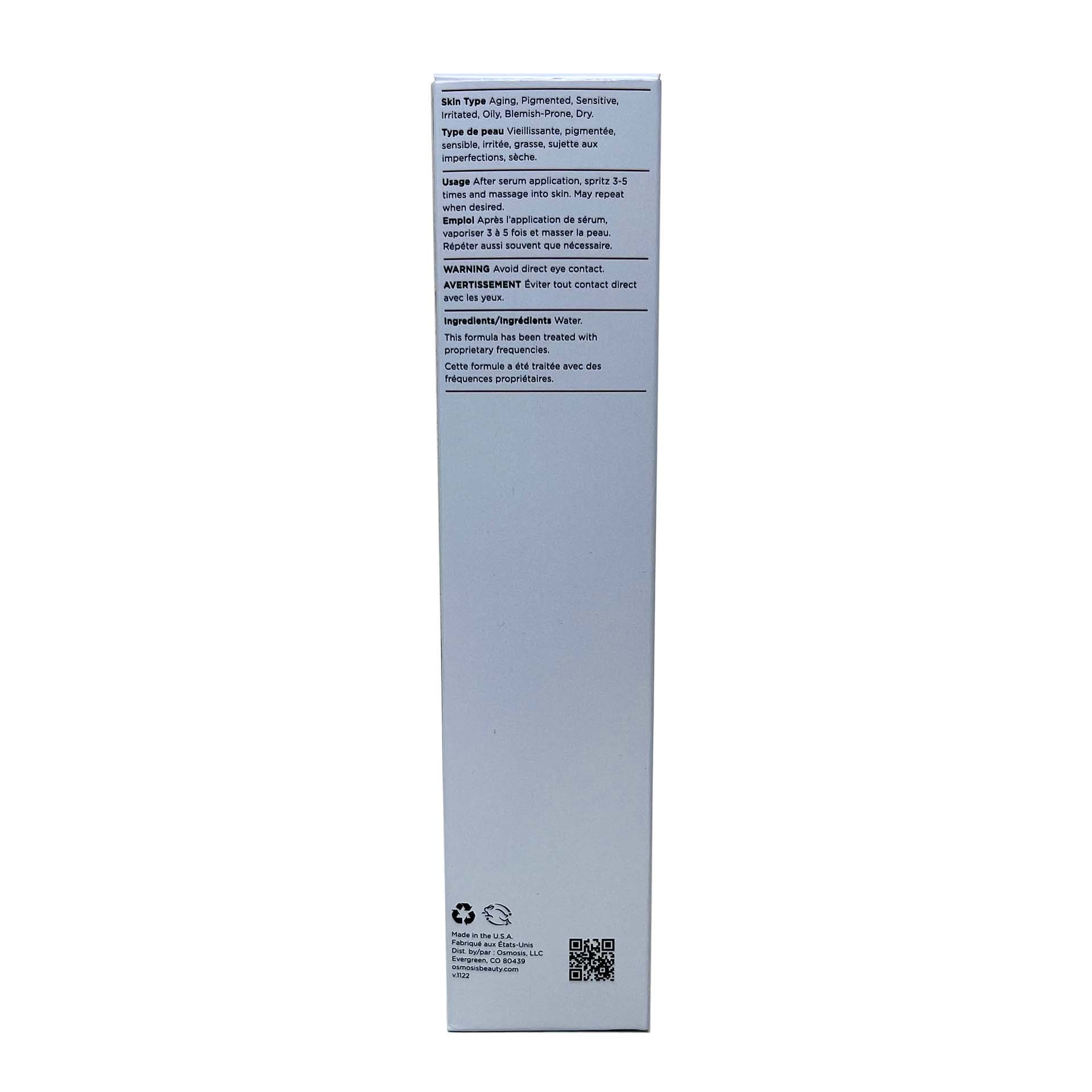Osmosis Infuse Nutrient Activating Mist 2.7 oz