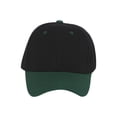 thumbnail image 2 of Two-Tone   Adjustable Baseball Cap, Black/Forest, 2 of 2