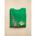 thumbnail image 3 of Idaho State Tourist Map Sweatshirt Women -Image by Shutterstock, Female Medium, 3 of 4