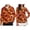 Orange Maple Leaves, variant on FOR U DESIGNS Black Leopard Print Long Sleeve Golf Tops for Couples 1/4 Zip Matching Quick Dry Moisture Wicking Polo Shirts Outfits