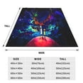 thumbnail image 3 of Rick And Morty Blanket Throw Bedding Room Decor Flannel Blankets For Bed Sofa 50"X40", 3 of 7