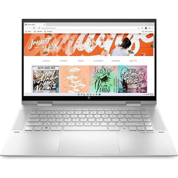 HP Envy x360 Convertible 15-inch Laptop, Intel Core i7-1260P Processor, Intel Iris Xe Graphics, 16 GB RAM, 1 TB SSD, Windows 11 Home (15-es2026nr, Natural Silver Aluminum)