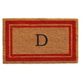 thumbnail image 5 of Red Border Monogram Doormat (Letter H), 5 of 5