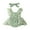 Green, variant on Bagilaanoe Newborn Baby Girl Rompers Dress Daisy Print Ruffle Sleeve Bodysuit + Headband 3M 6M 9M 12M Infant Summer A-Line Dress