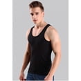thumbnail image 5 of Camiseta interior negra cómoda de algodón de verano para hombre de 3 uds (talla XL), camiseta sin mangas para hombre, camisas informales, ropa interior, ropa deportiva para hombre, 5 of 5