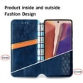 thumbnail image 6 of Dteck Case For Samsung Galaxy Note 20 Ultra(6.9 inches),Luxury Leather Wallet Card Holder Flip Cover Protective Shockproof Kickstand Phone Case ,Blue, 6 of 7