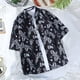 thumbnail image 3 of Camisetas de manga corta con estampado hawaiano Stly de verano para hombres y mujeres Fridja hj5088, 3 of 4