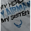 thumbnail image 5 of US Air Force Hero Airman Sister Toddler Boy Girl T Shirt Infant Toddler Brisco Brands 6M, 5 of 6
