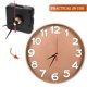 thumbnail image 3 of 1 juego de mecanismo de reloj de pared para bricolaje, repuestos para reloj a pilas, manecillas para reloj de pared, 3 of 8