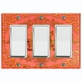 thumbnail image 1 of Metal Light Switch Plate Cover Elegant Red Crown Frame FRA017, 1 of 13