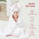 thumbnail image 4 of Toalla de Baño con Capucha Estilo Cuartos para Niños Unicornio 100% Algodón, 4 of 9