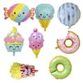 thumbnail image 1 of Globo cumpleaños, globo foil globo infantil helio, helado, donut, caramelo, palomitas, decoración fiesta, globo, decoración fiesta verano, 1 of 5