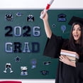 thumbnail image 5 of Graduation Decorations 2026, 2026 Graduation, Blue Star Accents, Magnetic Cutouts, Car Fridge Garage Surfaces, Graduation Party, 20 Pc Pack, 4X6 in Base, 5 of 6
