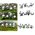 thumbnail image 1 of Estatua de jardín Baoblaze divertida 16 Piezas y Panda linda 8 Piezas Resina, 1 of 8