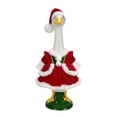 thumbnail image 2 of AYktou Christmas Goose Outfit Set, Christmas Tree Porch Goose Costumes for 23 Inch Cement, Cute Lawn Goose Clothing with Hat, Yard Goose Clothes Dress for Xmas Holiday Entrance Garden Patio Decor, 2 of 9