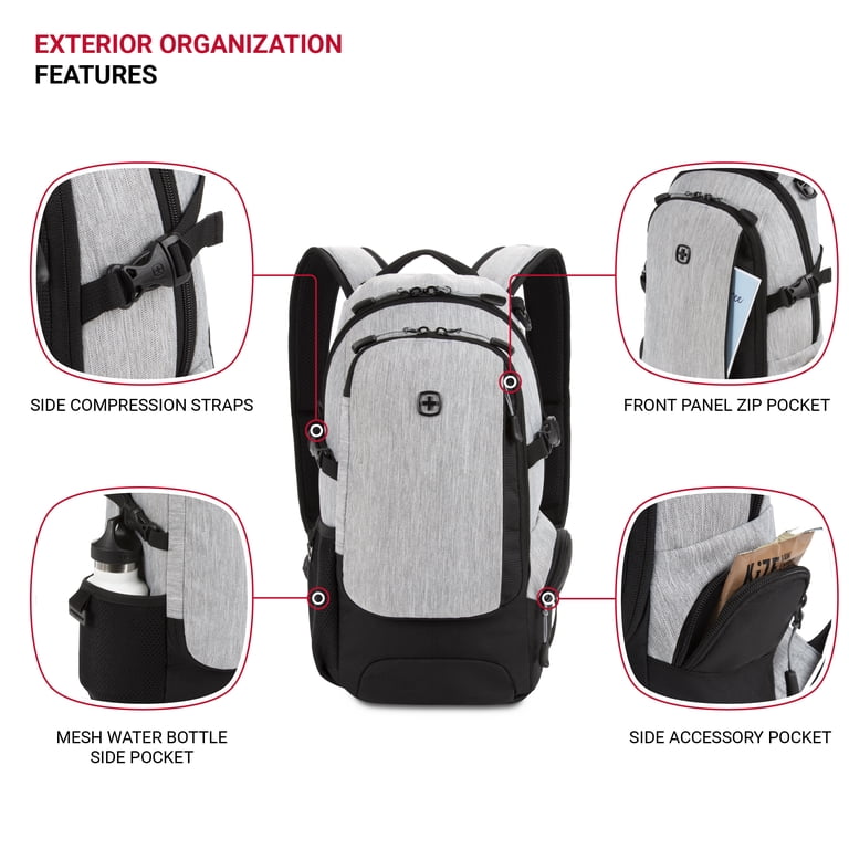 3598 Narrow Daypack: Sleek, Organized, Water-Resistant Backpack for Commuters an SWISSGEAR 3598 Backpack | Narrow Daypack | Ideal for  main image 3