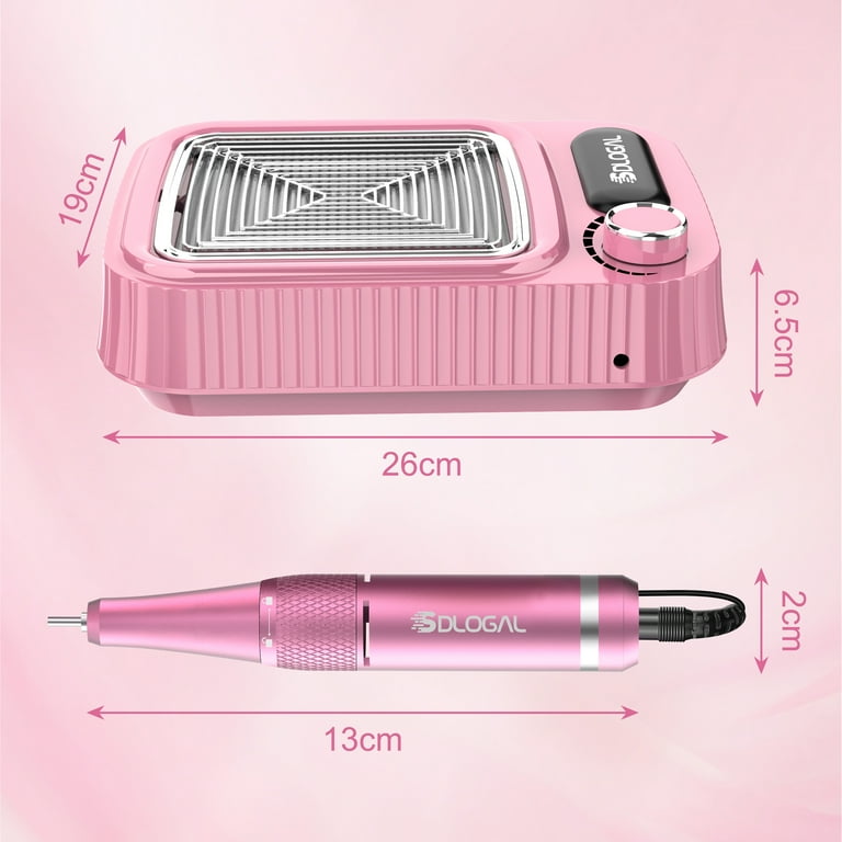Sdlogal 3-in-1 Electric Nail Drill, Polisher, Vacuum Cleaner