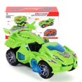 thumbnail image 4 of Toy car automatic transforming dinosaur with light and mu Blue, 4 of 4