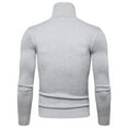 thumbnail image 4 of KDFJPTH Mens Winter Coats Big And Tall Mens Autumn And Winter Solid Soft Turtleneck Sweater Flexibility Solid Color Close Fitting Top Slim Sweater, 4 of 8