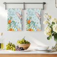 thumbnail image 3 of Happy Easter Kitchen Towels Set of 3, Spring Bunny Easter Eggs Floral Teal Wood Absorbent Dish Towels for Kitchen, Microfiber Hand Towel, Quick Drying Tea Towel for Cleaning Decorative Dishcloths, 3 of 7