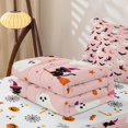 thumbnail image 5 of Manfei Cartoon Halloween Zipper Full Size Comforter Sets with Fitted Sheet and 2 Pillowcases,Minimalist Bat Zipper Bedding Set,Halloween Reversible,4-Piece, 5 of 7