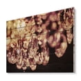 thumbnail image 2 of Designart 'Chandelier With Chrystak Hanging' Modern Print on Natural Pine Wood, 2 of 5