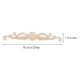 thumbnail image 3 of 4PCS Wood Carved Corner Onlay Unpainted Applique European Style Door Cabinet Decoration, 3 of 3